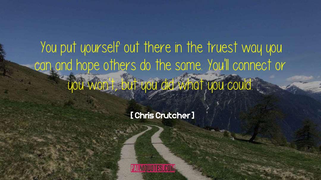 Calling Yourself Out quotes by Chris Crutcher