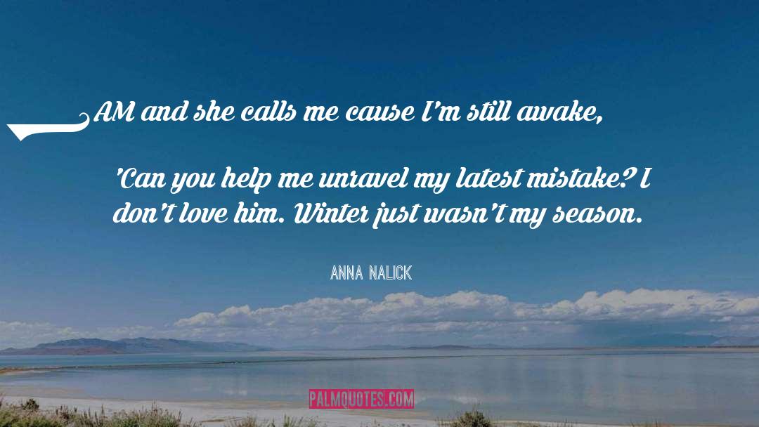 Calls quotes by Anna Nalick
