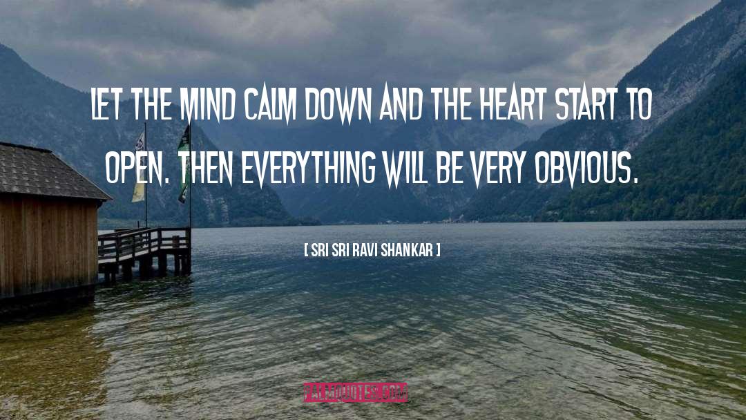 Calm Down quotes by Sri Sri Ravi Shankar