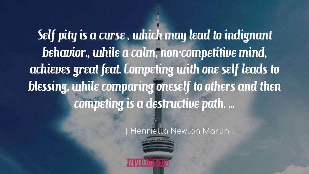 Calm Mind quotes by Henrietta Newton Martin
