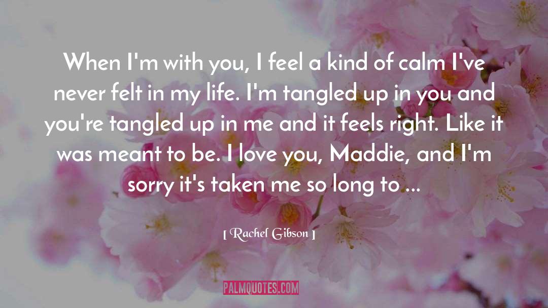 Calm Mind quotes by Rachel Gibson