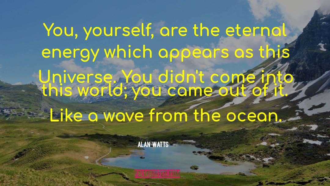 Calm The Ocean quotes by Alan Watts