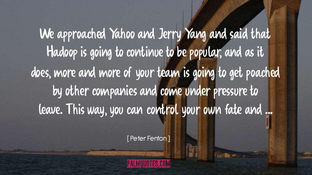 Calm Under Pressure quotes by Peter Fenton