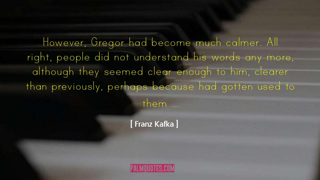 Calmer quotes by Franz Kafka