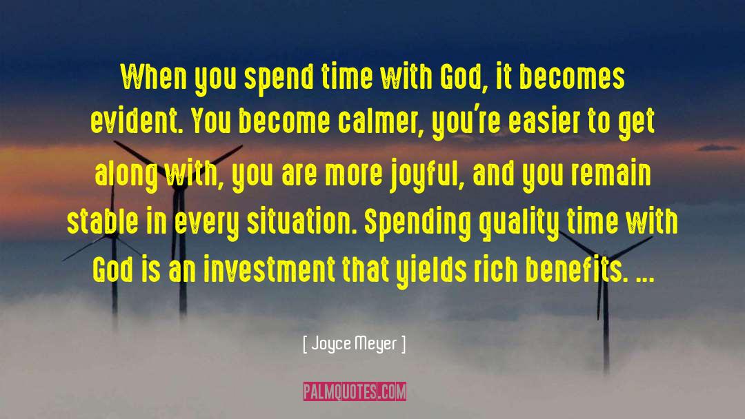 Calmer quotes by Joyce Meyer