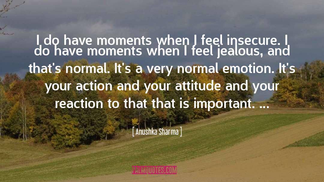 Calming And Attitude quotes by Anushka Sharma