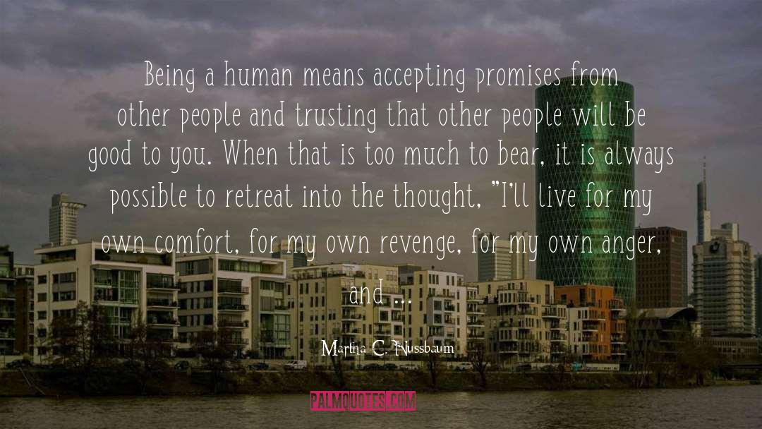 Calming Anger quotes by Martha C. Nussbaum