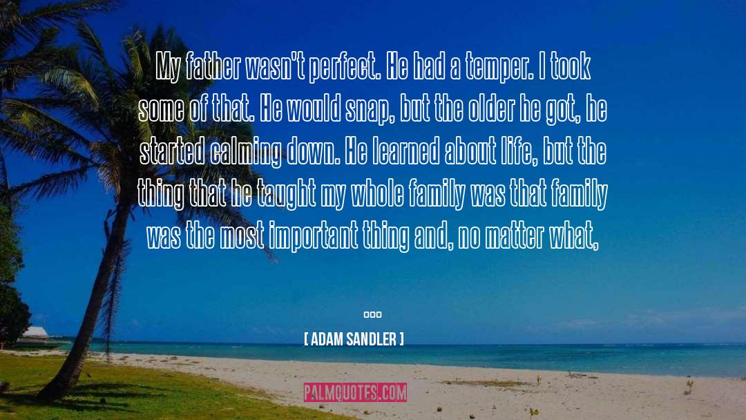 Calming quotes by Adam Sandler