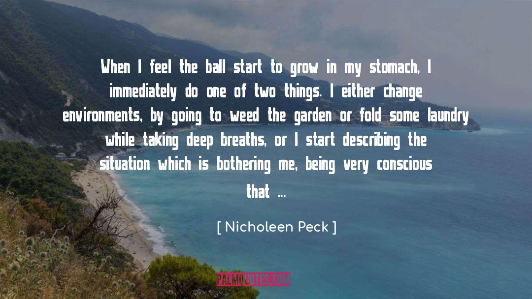 Calmness And Attitude quotes by Nicholeen Peck
