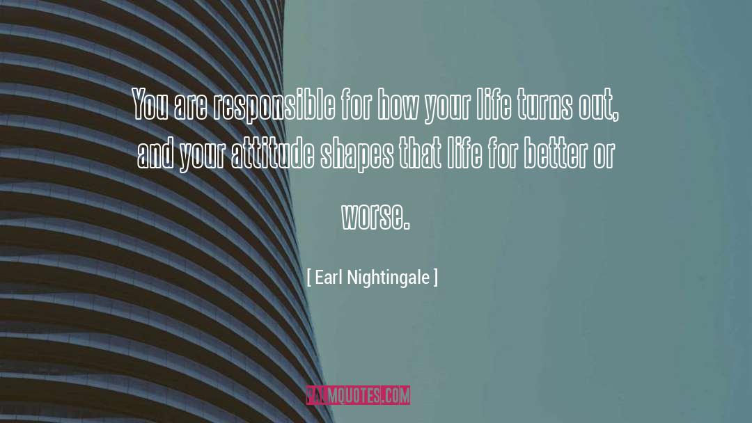 Calmness And Attitude quotes by Earl Nightingale