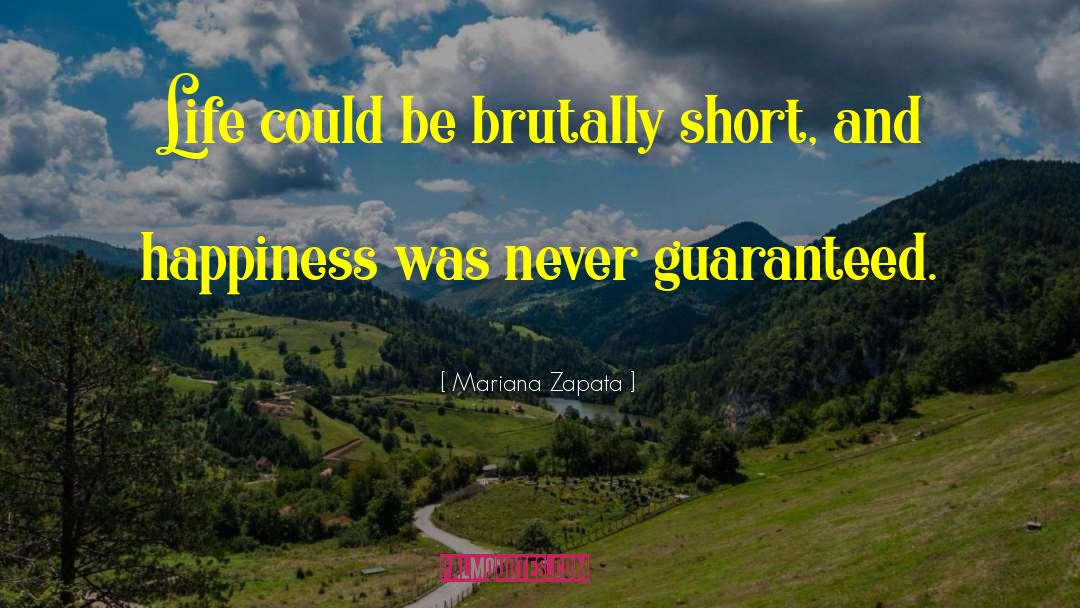 Calmness And Happiness quotes by Mariana Zapata