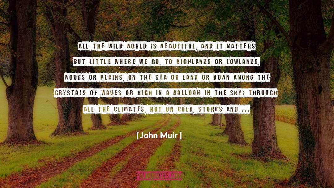 Calms quotes by John Muir