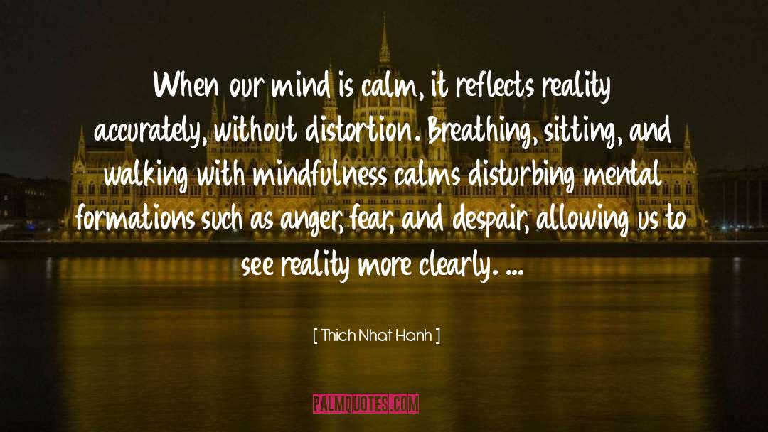 Calms quotes by Thich Nhat Hanh