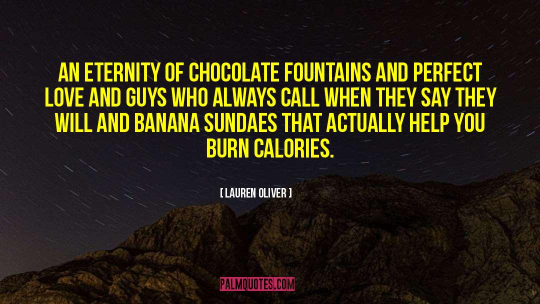 Calories quotes by Lauren Oliver