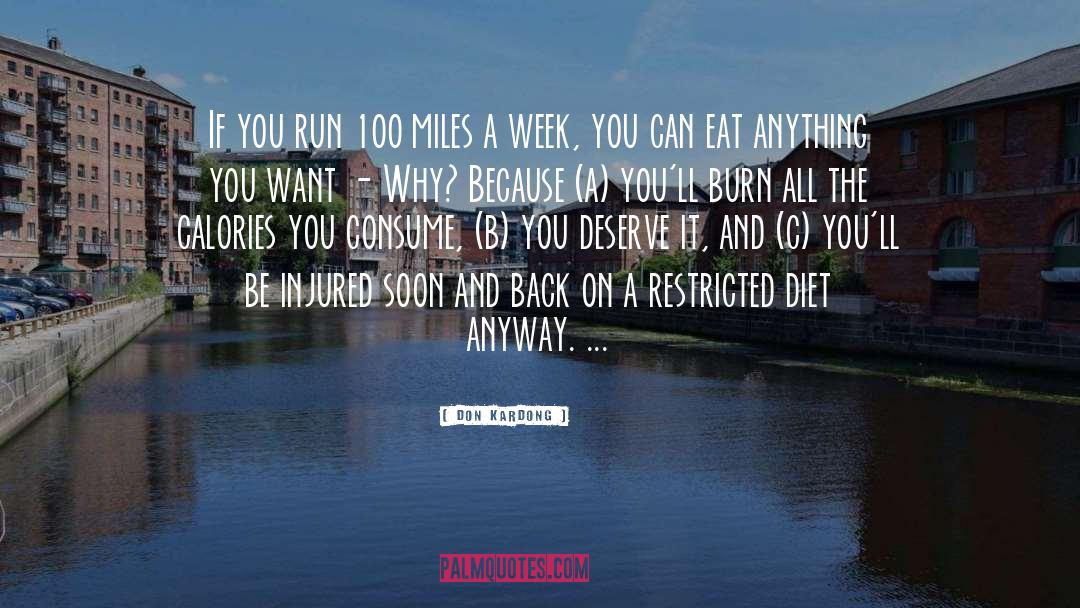 Calories quotes by Don Kardong