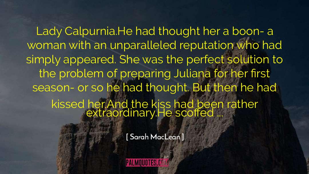 Calpurnia Hartwell quotes by Sarah MacLean