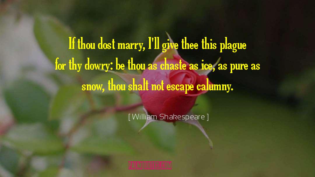 Calumny Is quotes by William Shakespeare