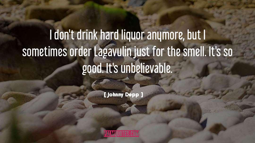 Calvados Liquor quotes by Johnny Depp
