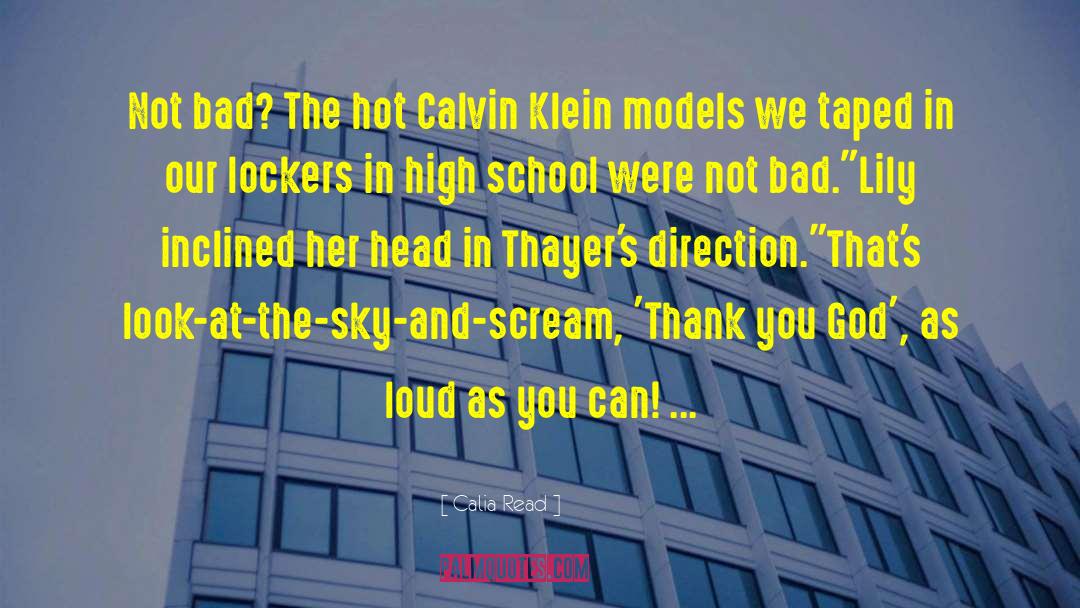 Calvin Klein quotes by Calia Read