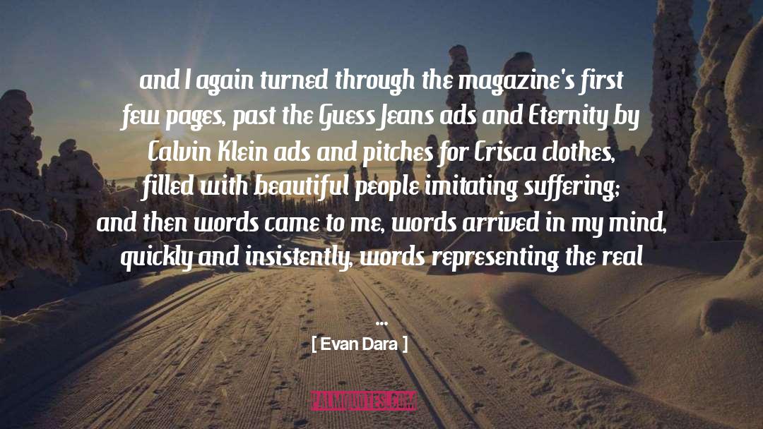 Calvin Klein quotes by Evan Dara