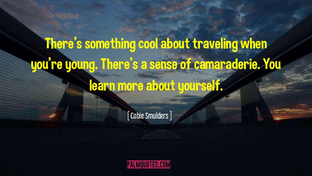 Camaraderie quotes by Cobie Smulders