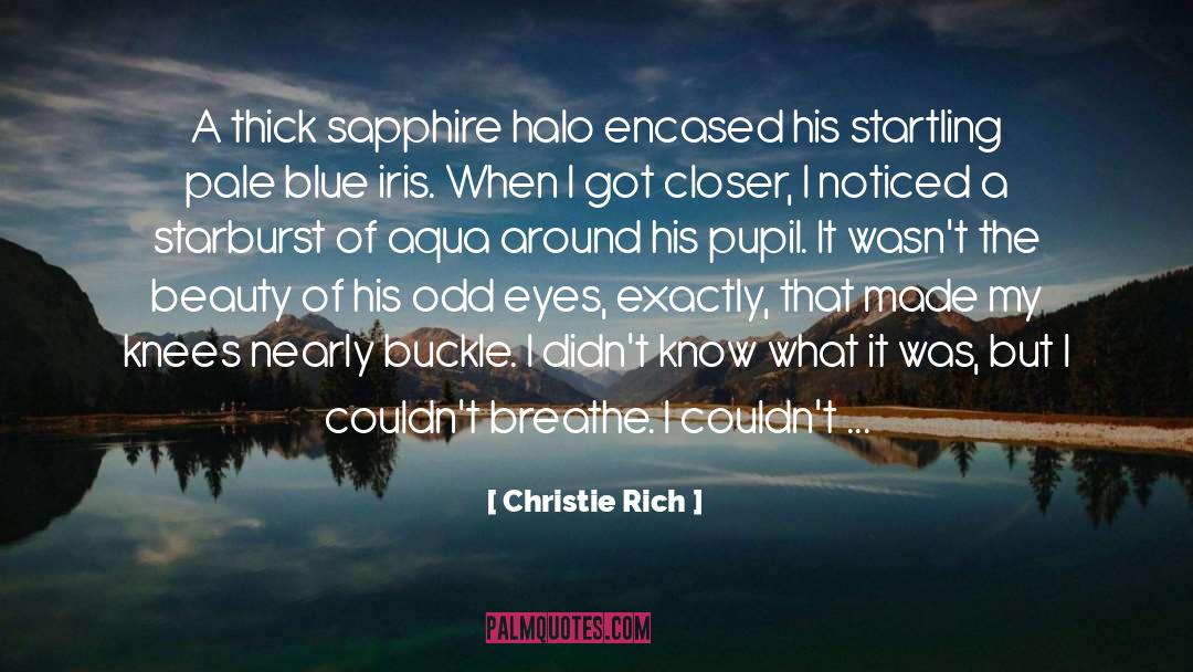 Cambay Sapphire quotes by Christie Rich