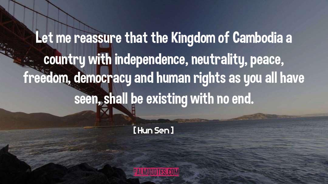 Cambodia quotes by Hun Sen