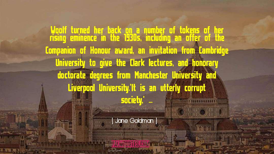 Cambridge University quotes by Jane Goldman