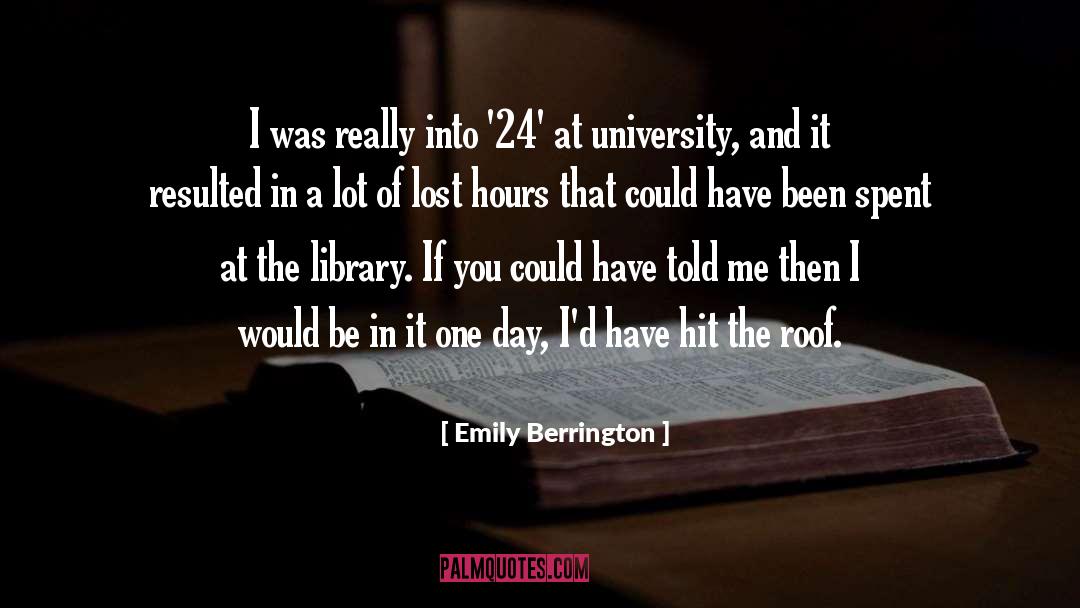 Cambridge University quotes by Emily Berrington