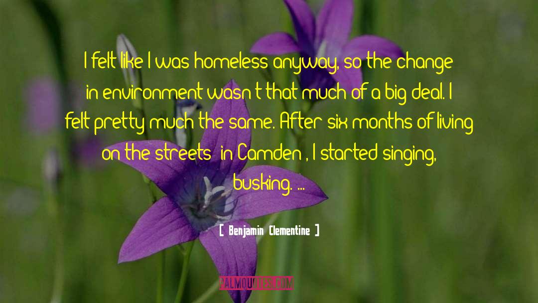 Camden quotes by Benjamin Clementine