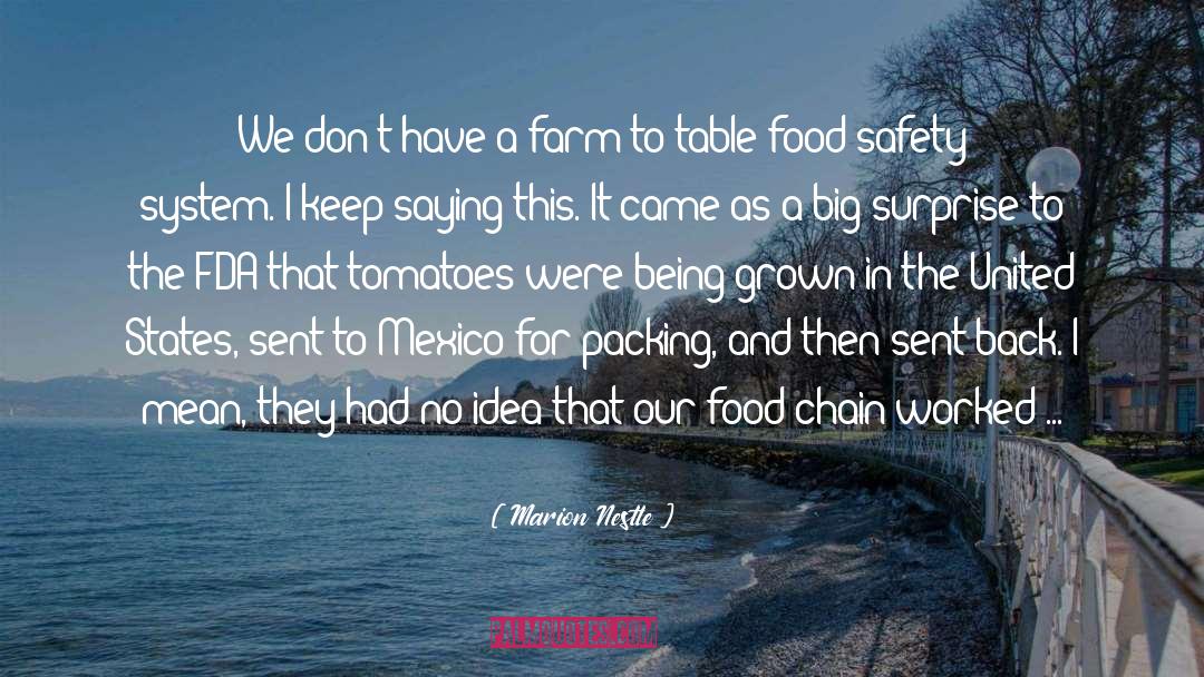 Came quotes by Marion Nestle