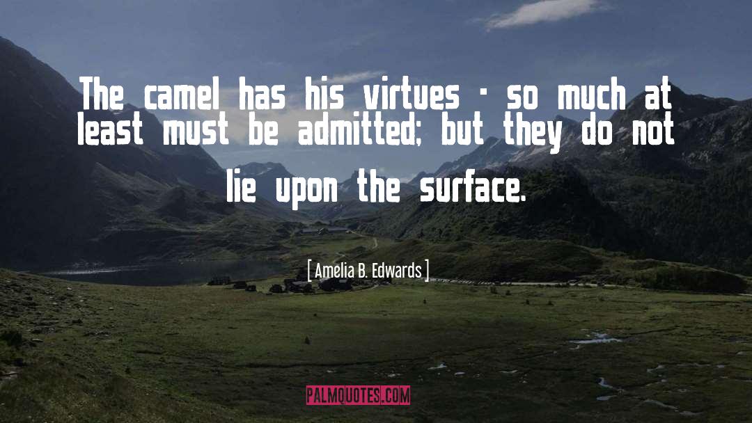 Camel quotes by Amelia B. Edwards