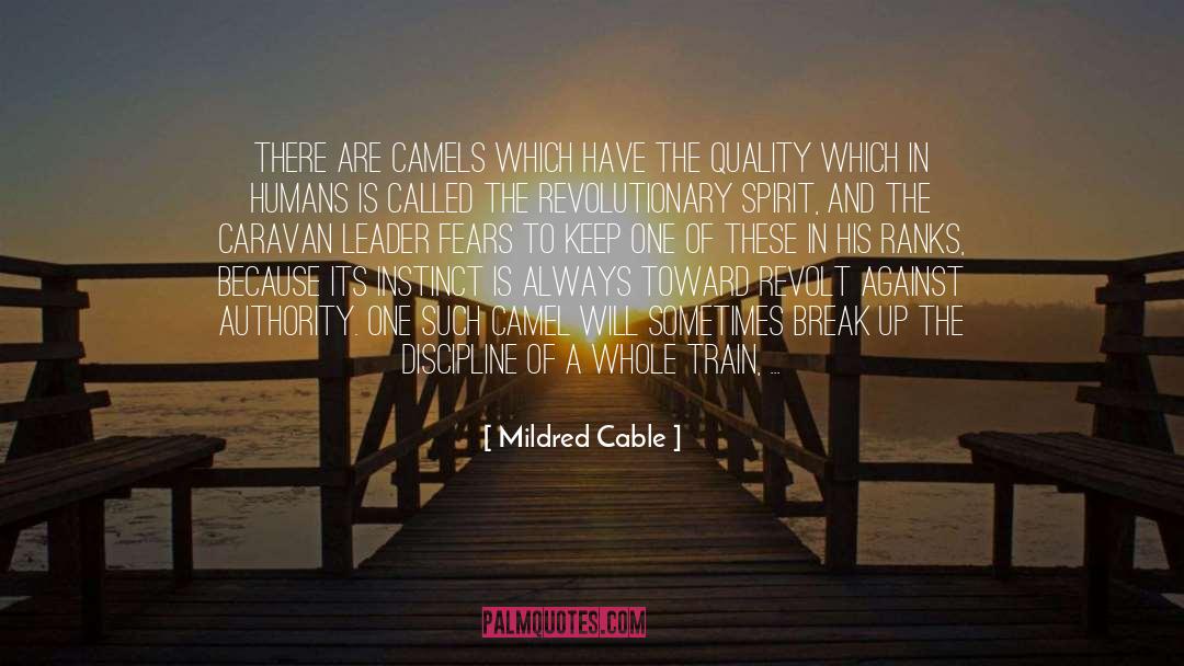 Camels quotes by Mildred Cable