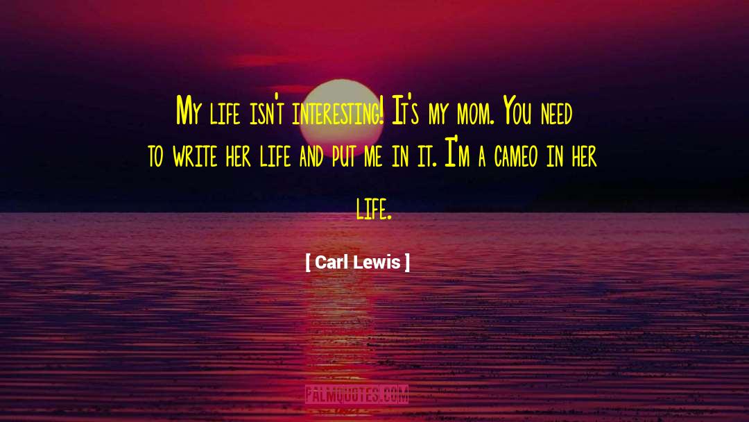 Cameo quotes by Carl Lewis