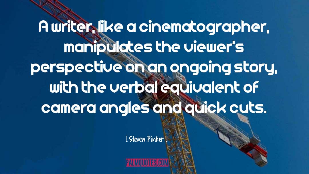 Camera Angles quotes by Steven Pinker