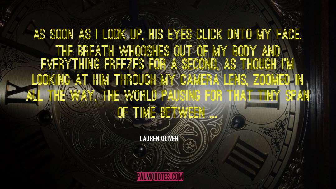 Camera Lens quotes by Lauren Oliver