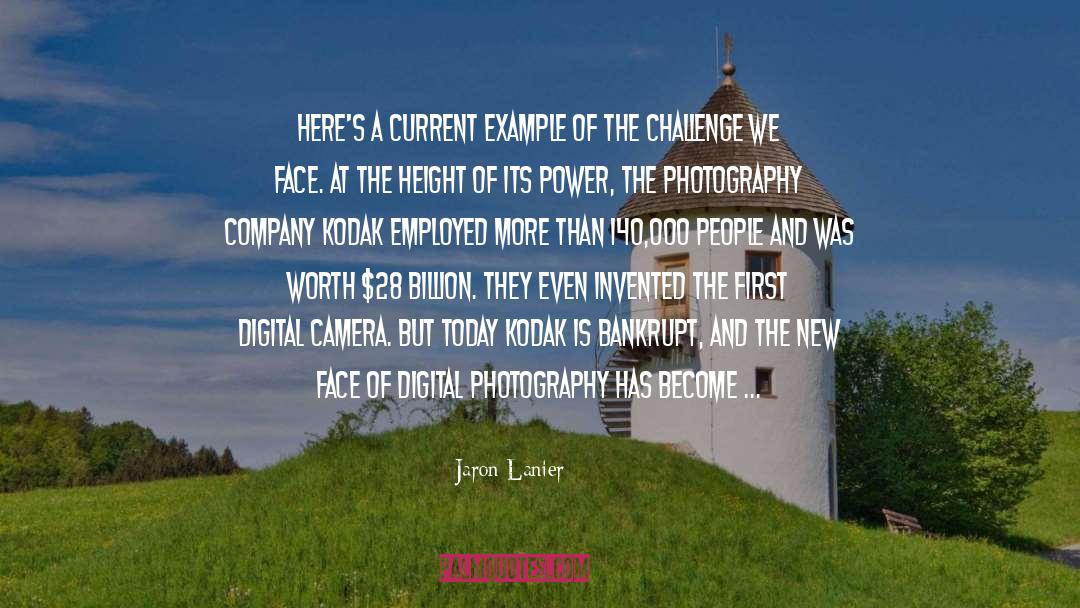 Camera Lens quotes by Jaron Lanier