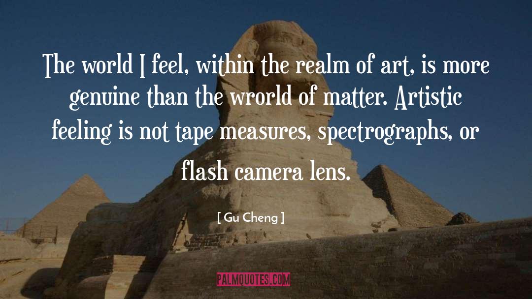 Camera Lens quotes by Gu Cheng