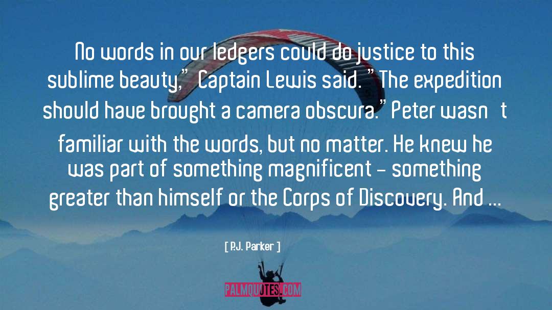 Camera Obscura quotes by P.J. Parker