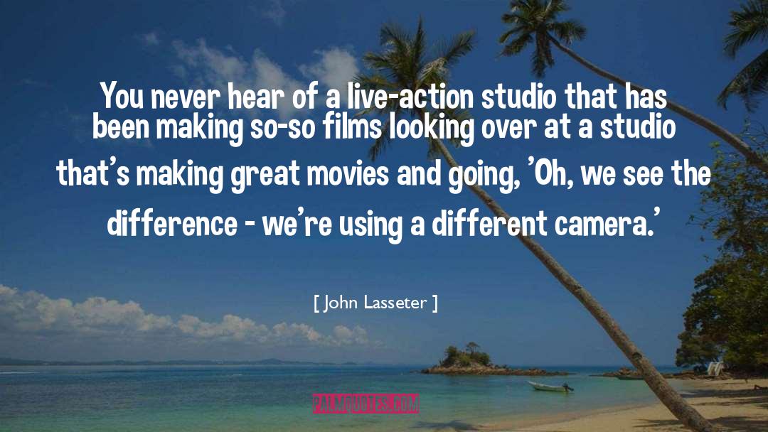 Camera quotes by John Lasseter