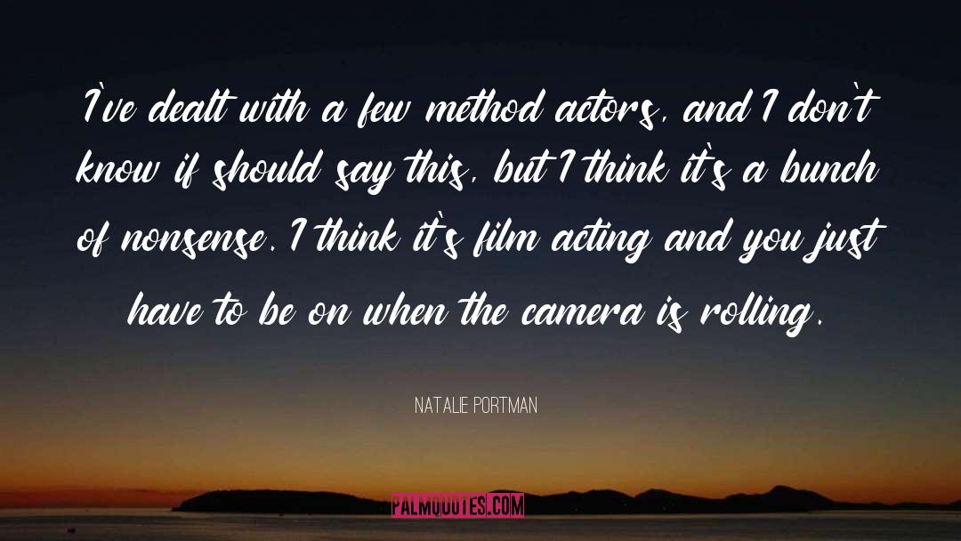 Camera quotes by Natalie Portman