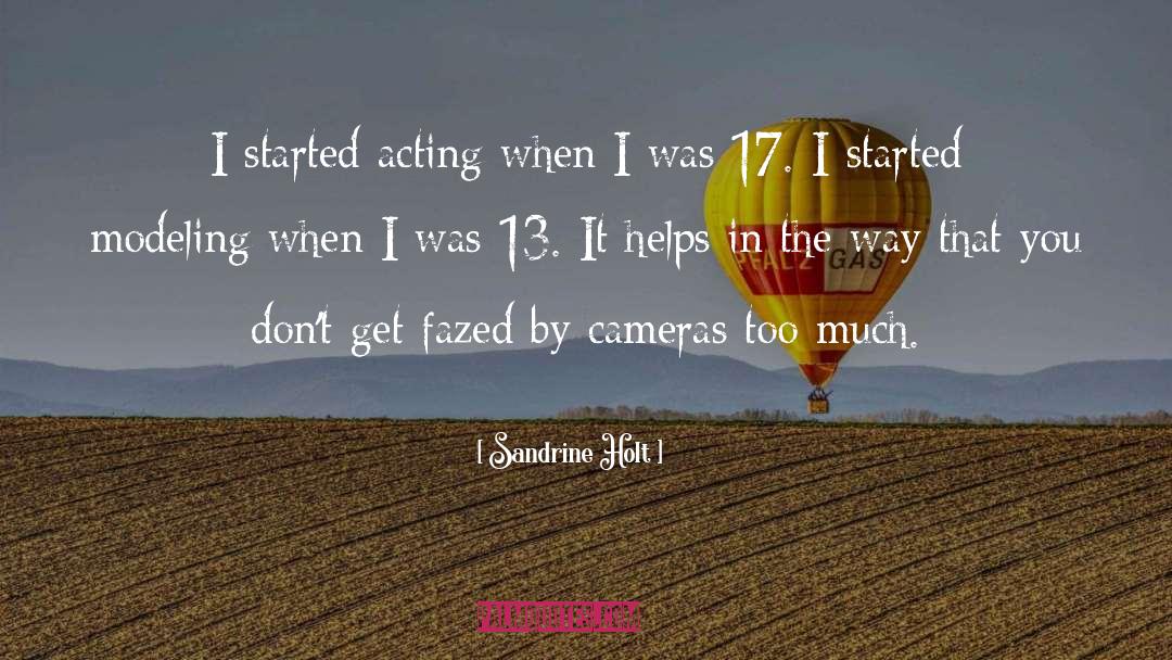 Cameras Assessors quotes by Sandrine Holt