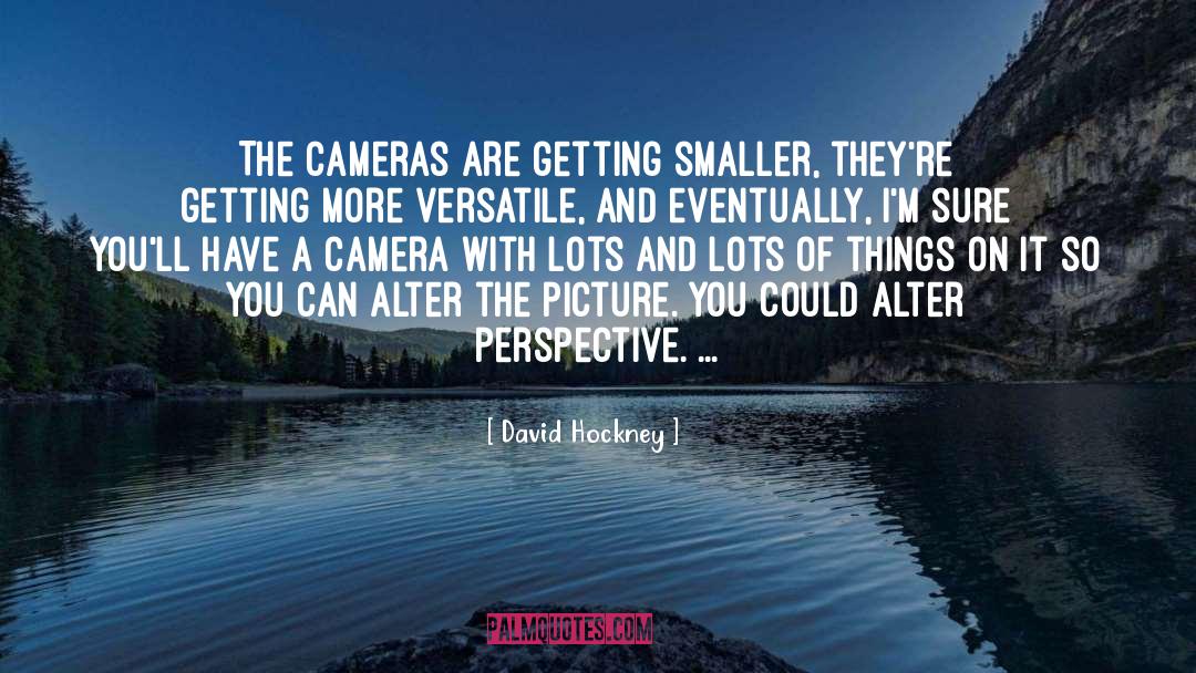 Cameras Assessors quotes by David Hockney