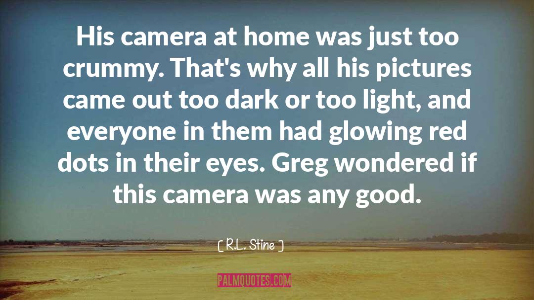 Cameras quotes by R.L. Stine