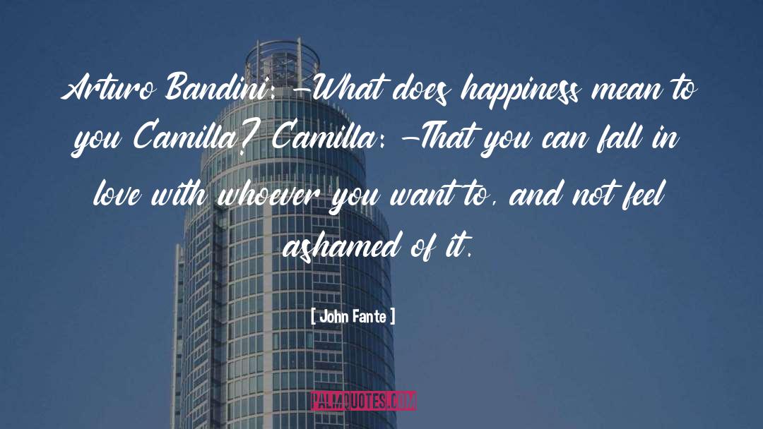 Camilla quotes by John Fante