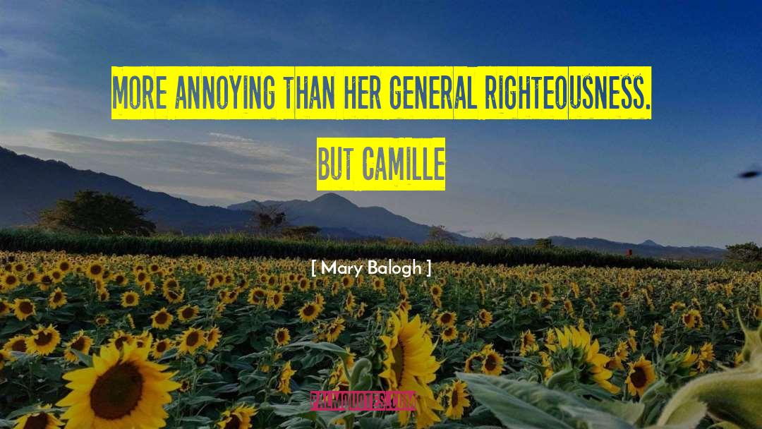 Camille quotes by Mary Balogh