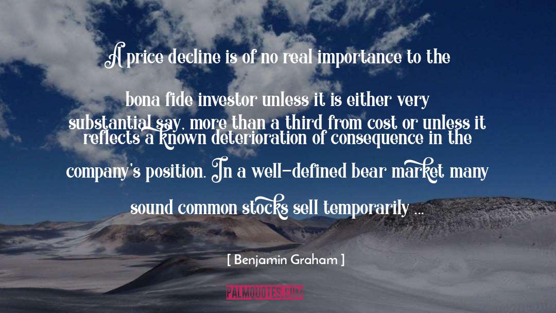 Cammilleri Holdings quotes by Benjamin Graham