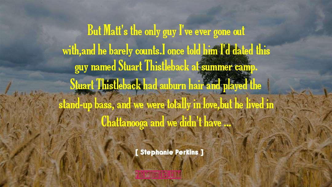 Camp Confidential quotes by Stephanie Perkins