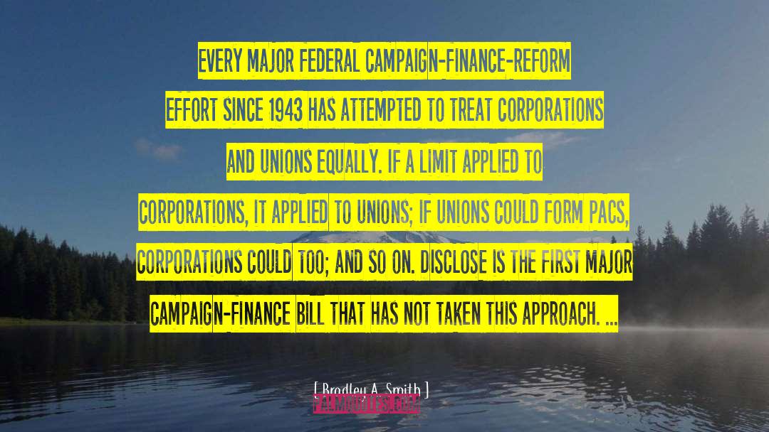 Campaign Finance quotes by Bradley A. Smith