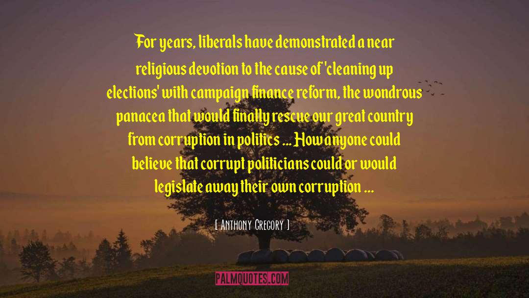 Campaign Finance quotes by Anthony Gregory
